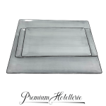 Piatto Rettangolarecm. 24X13 Pure Grey - Royale - immagine 5