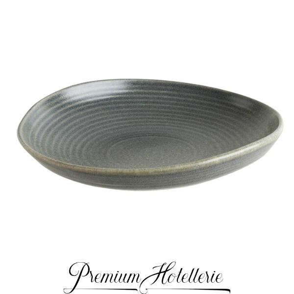 Piatto Fondo Ellisse Cm.26 - Cl.100 Bonnà - Linea Ripple Horn Piatto Fondo Ellisse Cm.26 - Cl.100 Bonnà - Linea Ripple Horn - immagine 1