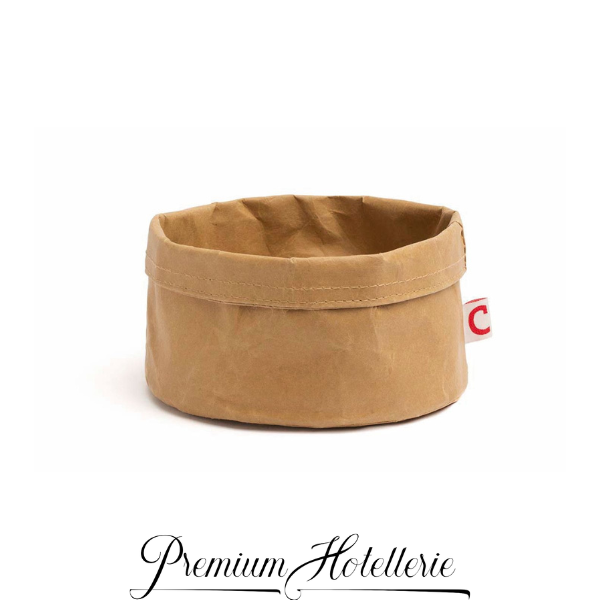 Portapane Rotondo Cm.20 Kraft Lavabile Portapane Rotondo Cm.20 Kraft Lavabile - immagine 1