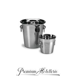 Secchiello Champagne Cm.22 In Acciaio