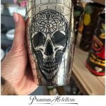 Shaker Ml.480 In Acciaio Inox Skull Head Barware Paderno - immagine 4
